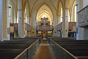 Kirche Brandshagen - Kirchenschiff