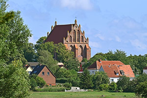 Schlosskirche Franzburg Ansicht Westgiebel