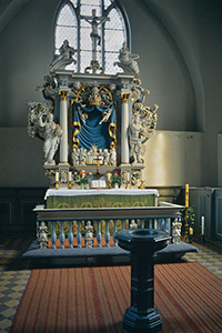 Kirche Damgarten Altar - Bild vergrößern ...