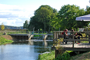 Schleuse an der Recknitz in Bad Sülze