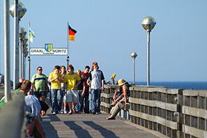 auf der Seebrücke Graal-Müritz