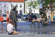 Ribnitz Markt - Bernsteinbrunnen