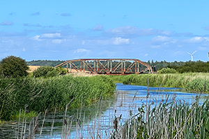 Tribsees an der Trebel Eisenbahnbrücke