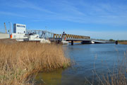 Behelfsumfahrung und alte Meiningenbrücke