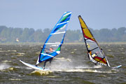 Surfen auf dem Bodden